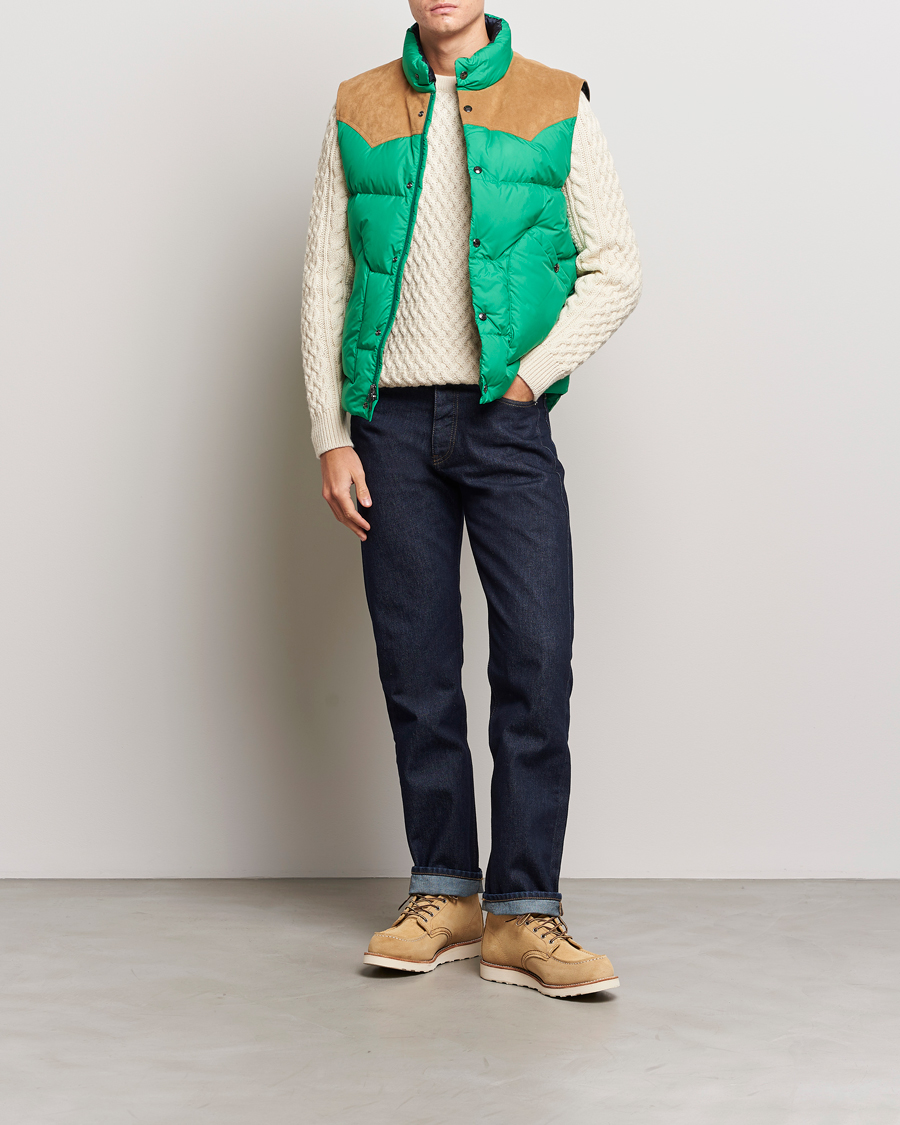 Herre | Jakker | Woolrich | Western Down Vest Kelly Green