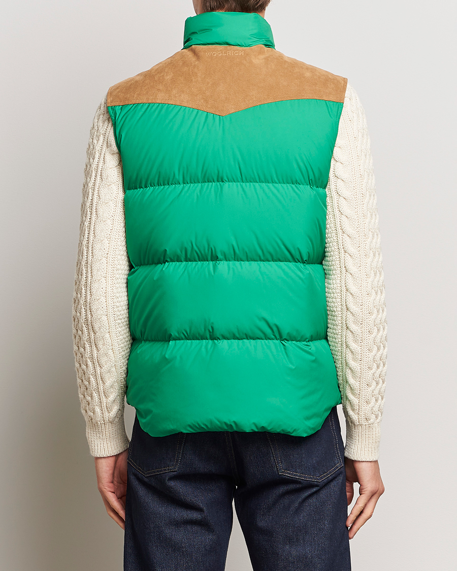 Herre | Jakker | Woolrich | Western Down Vest Kelly Green