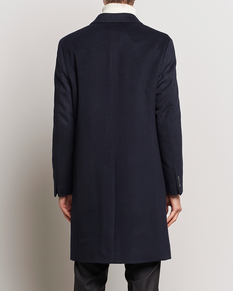 Herre | Jakker | Oscar Jacobson | Shaw Wool/Cashmere Coat Navy