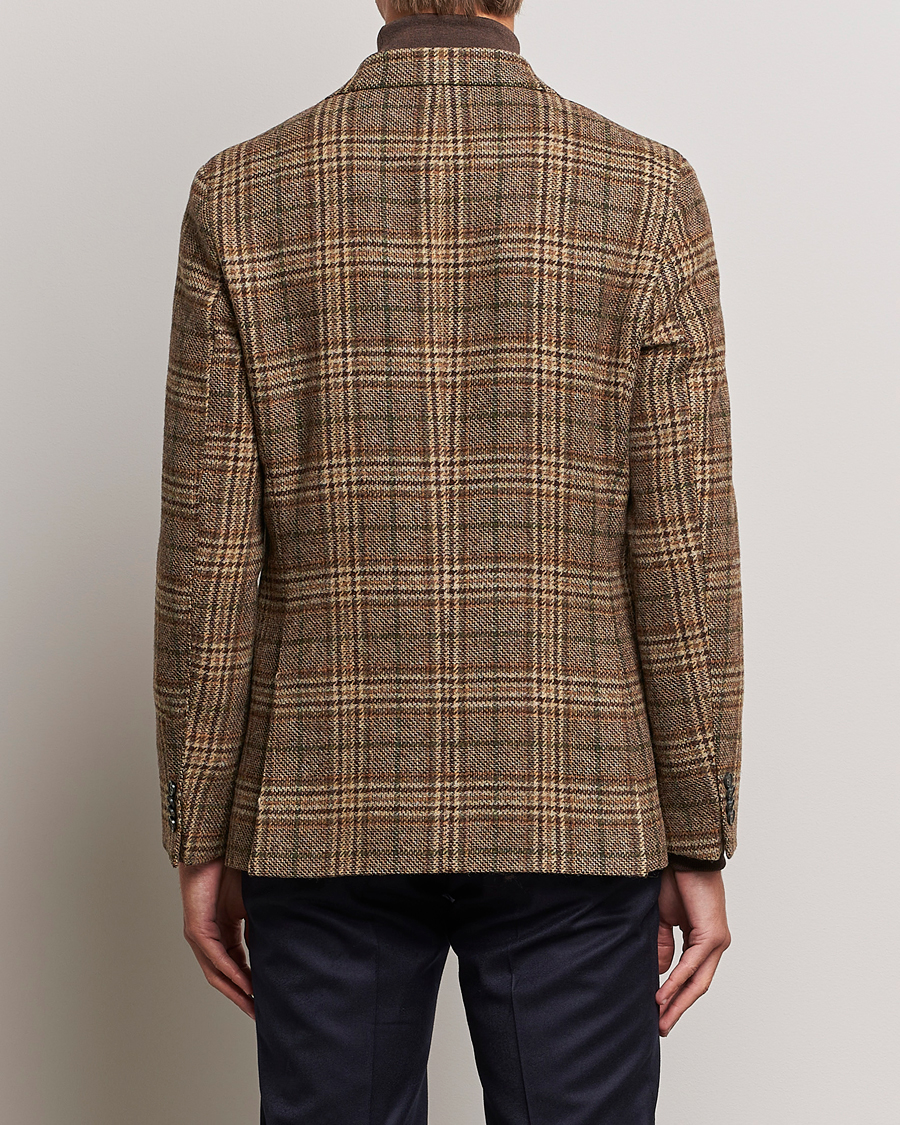 Herre | Blazere & jakker | Oscar Jacobson | Fogerty Soft Checked Wool Blazer Brown