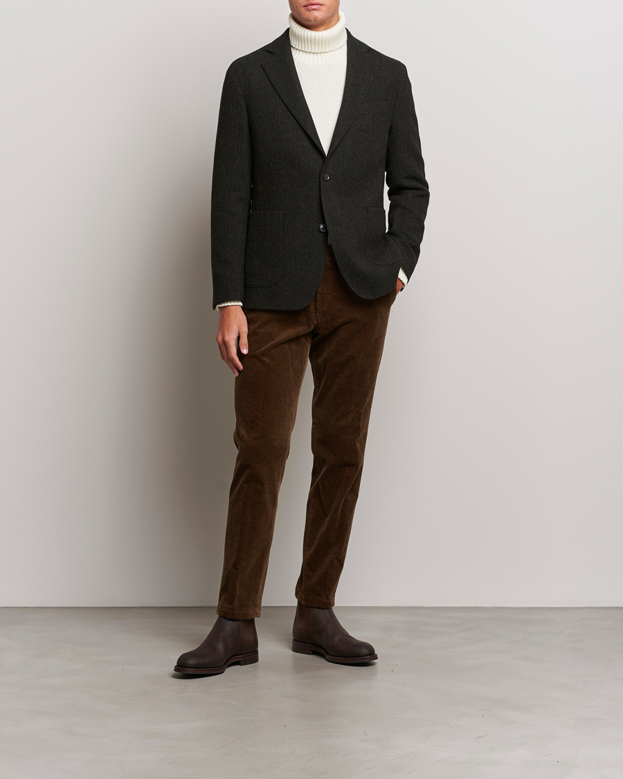Herre | Bukser | Oscar Jacobson | Denz Corduroy Trousers Camel
