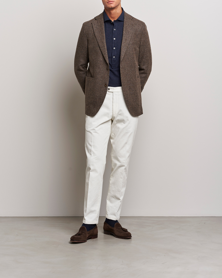 Herre | Bukser | Oscar Jacobson | Denz Corduroy Trousers White