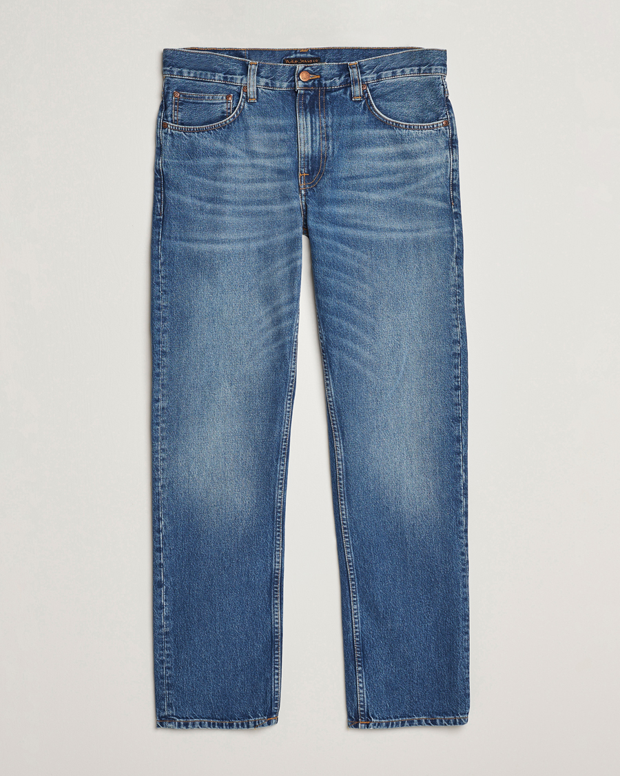 Herre | Jeans | Nudie Jeans | Gritty Jackson Jeans Blue Traces
