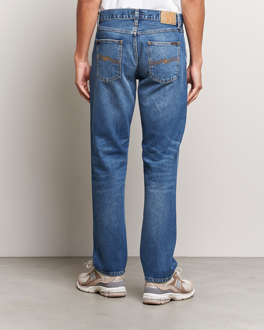 Herre | Jeans | Nudie Jeans | Gritty Jackson Jeans Blue Traces