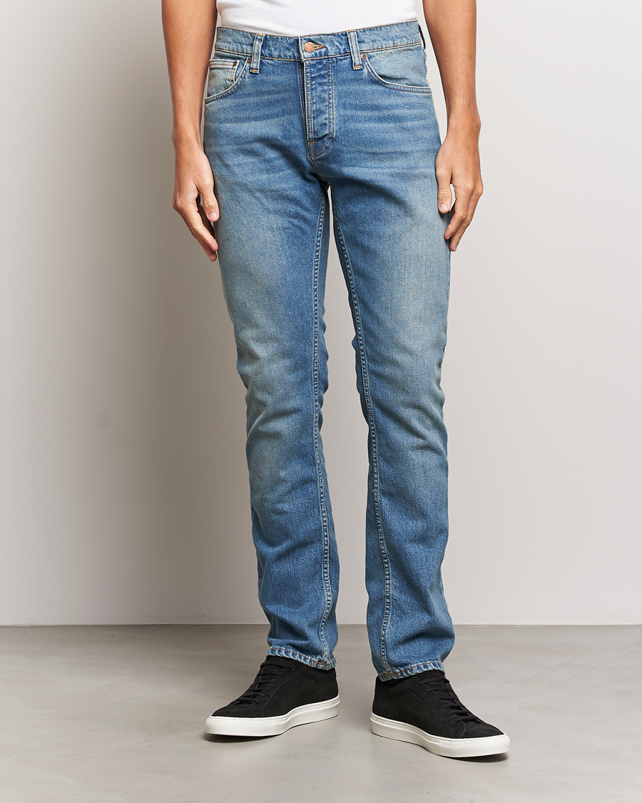 Herre | Blå jeans | Nudie Jeans | Grim Tim Jeans True Gold