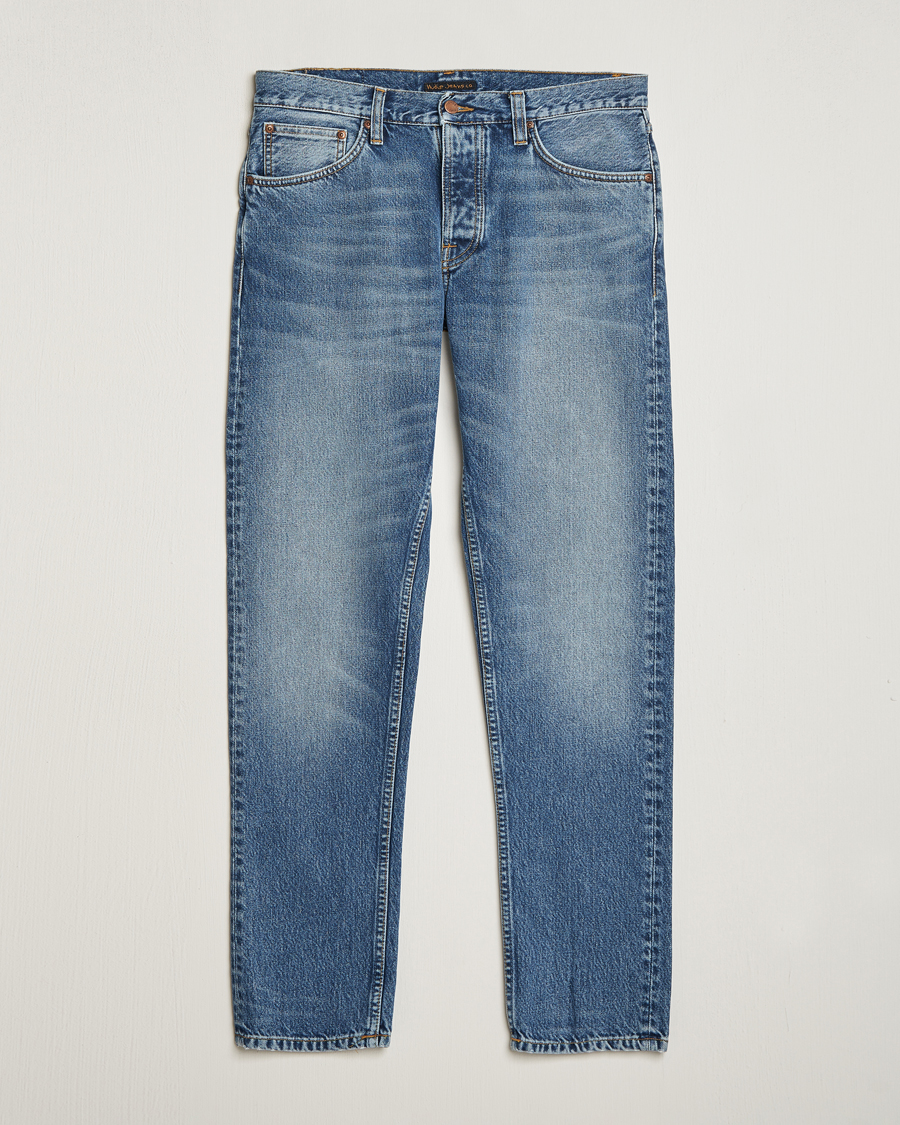 Herre | Jeans | Nudie Jeans | Steady Eddie II Jeans Blue Tornado
