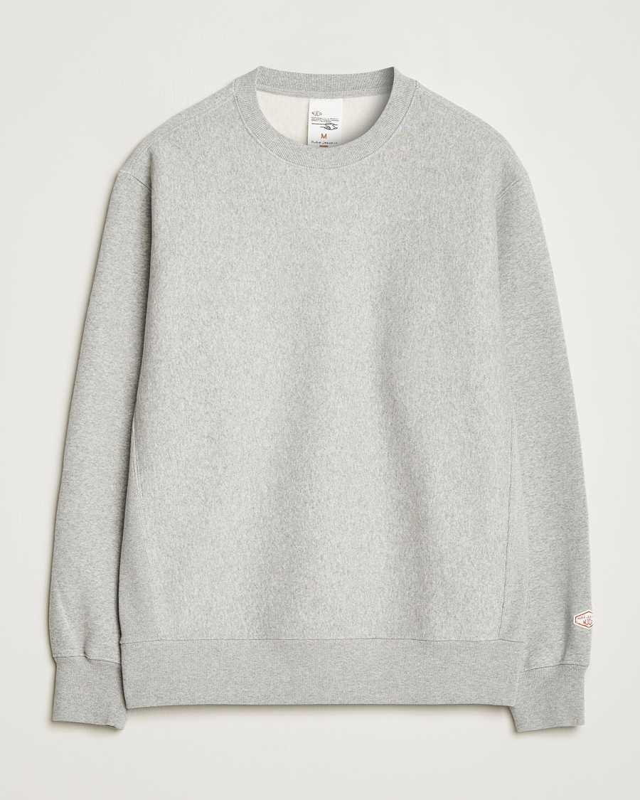 Herre | Trøjer | Nudie Jeans | Hasse Crew Neck Sweatshirt Grey Melange