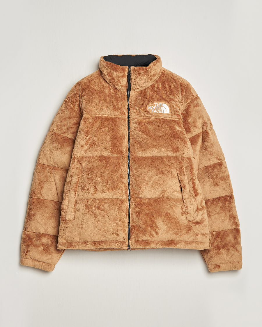 Herre | Jakker | The North Face | urb1996 Retro Nuptse Fleece Velour Jacket Almond Butter