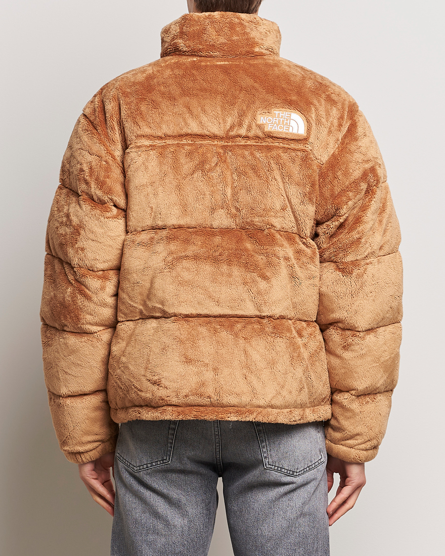 Herre | Jakker | The North Face | urb1996 Retro Nuptse Fleece Velour Jacket Almond Butter