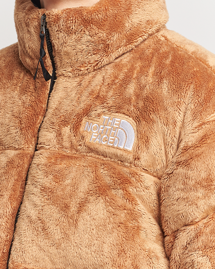 Herre | Jakker | The North Face | urb1996 Retro Nuptse Fleece Velour Jacket Almond Butter
