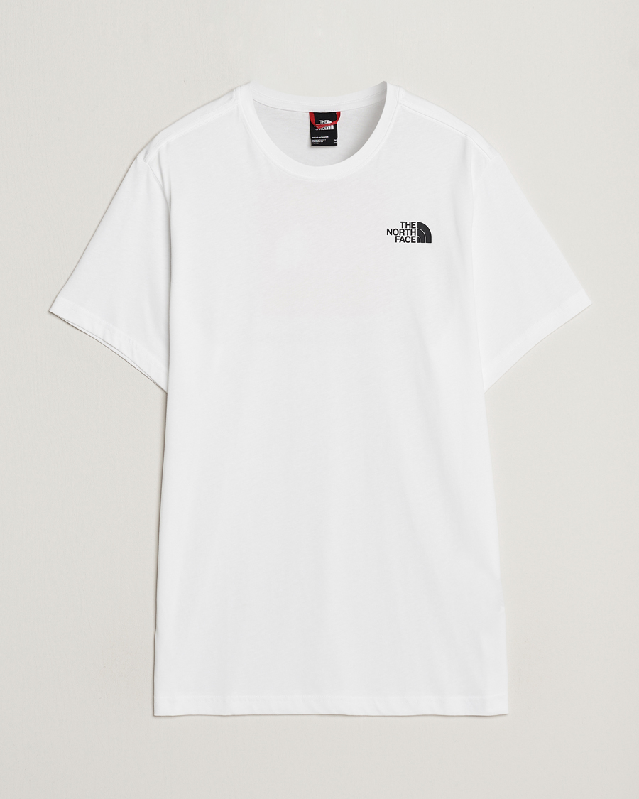 Herre | T-Shirts | The North Face | Redbox Tee White/Summit Gold
