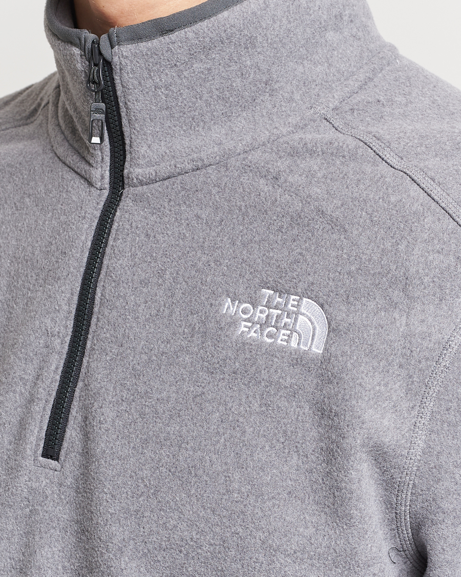 Herre | Trøjer | The North Face | 100 Glacier 1/4 Zip Grey Heather