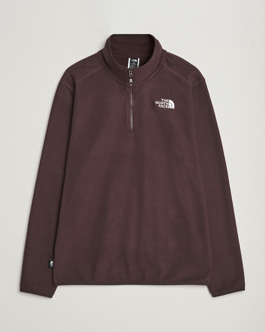Herre | Trøjer | The North Face | 100 Glacier 1/4 Zip Coal Brown