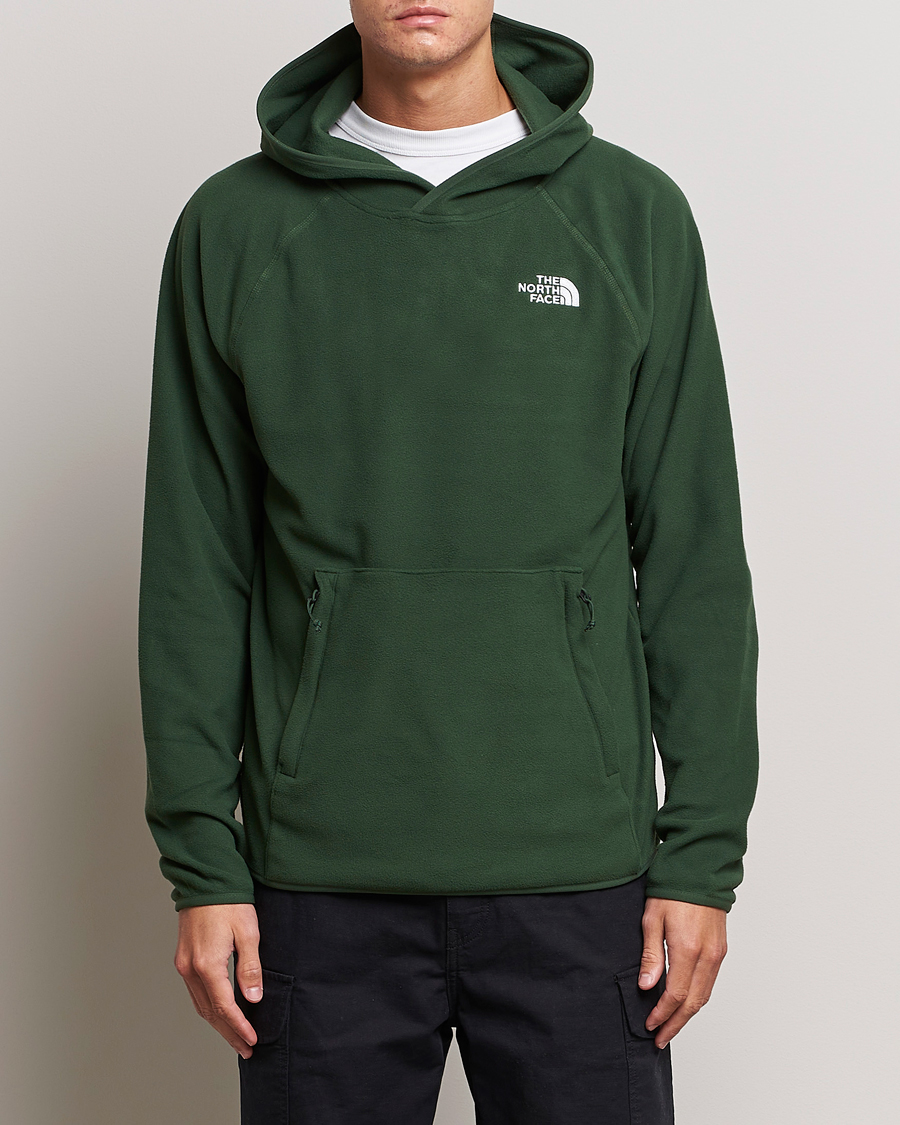 Herre | Trøjer | The North Face | 100 Glacier Hoodie Pine Needle