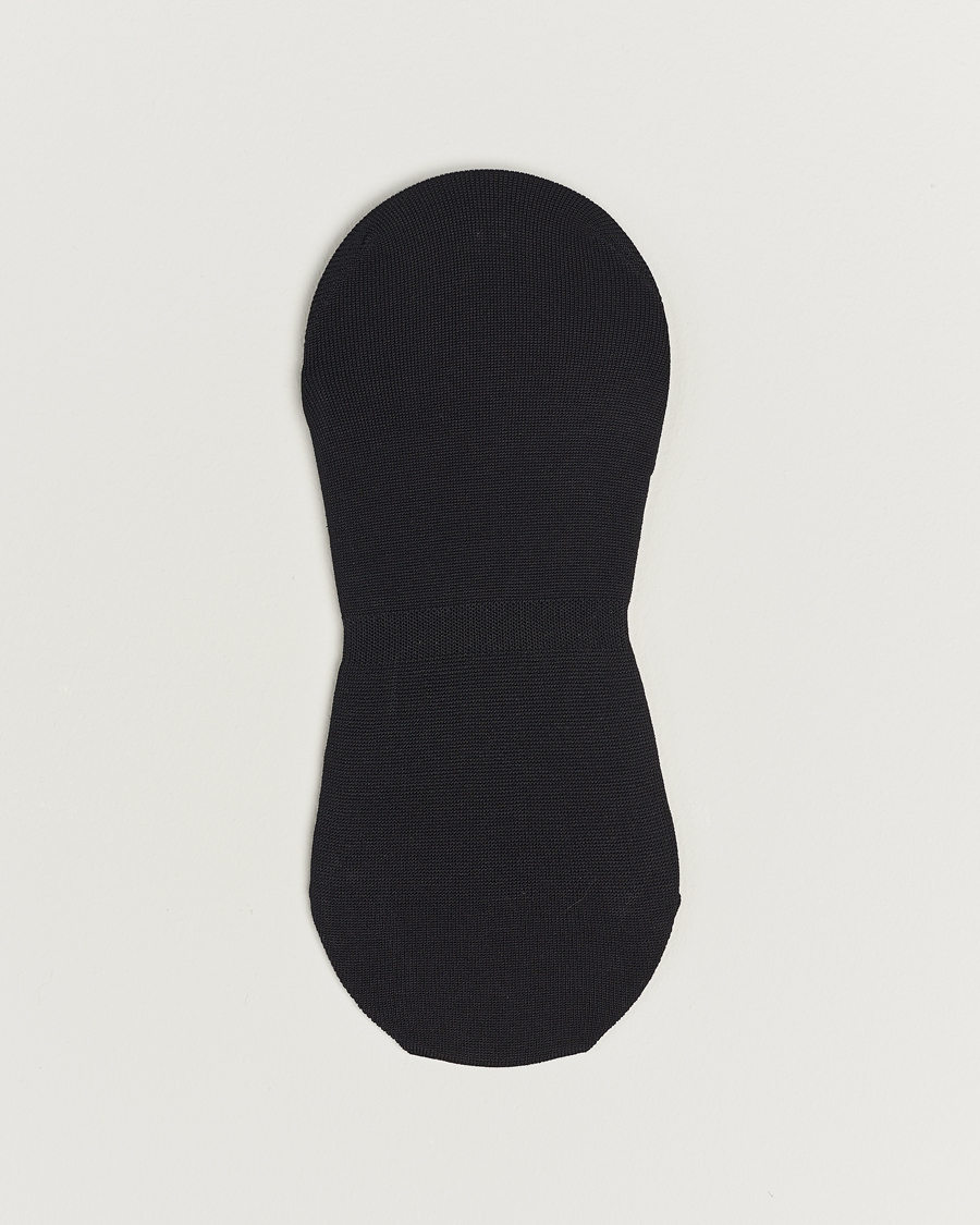 Herre | Italian Department | Bresciani | Step in Ghost Socks Black