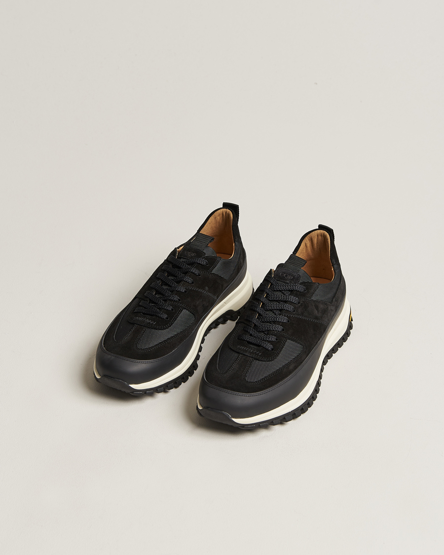 Herre | Sorte sneakers | C.QP | Vertex Trail Runner Black