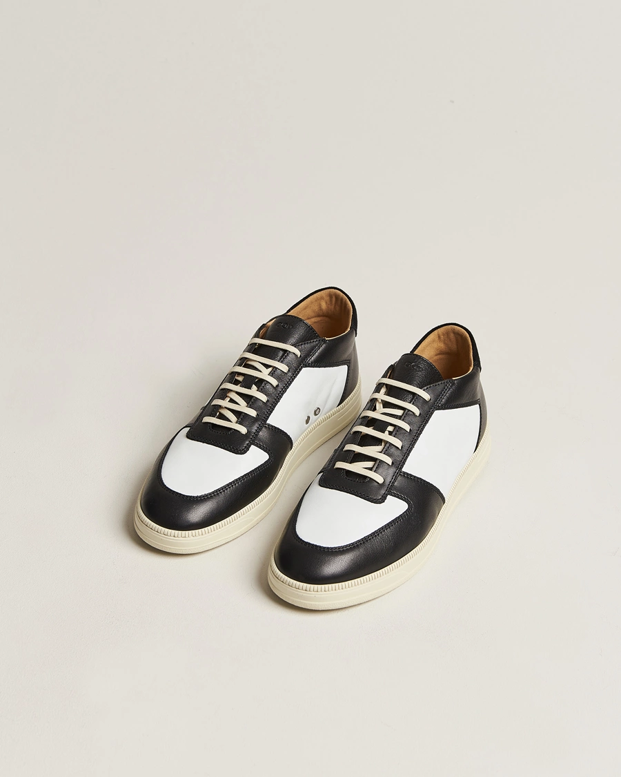 Herre | New Nordics | C.QP | Cingo Leather Sneaker Black/White