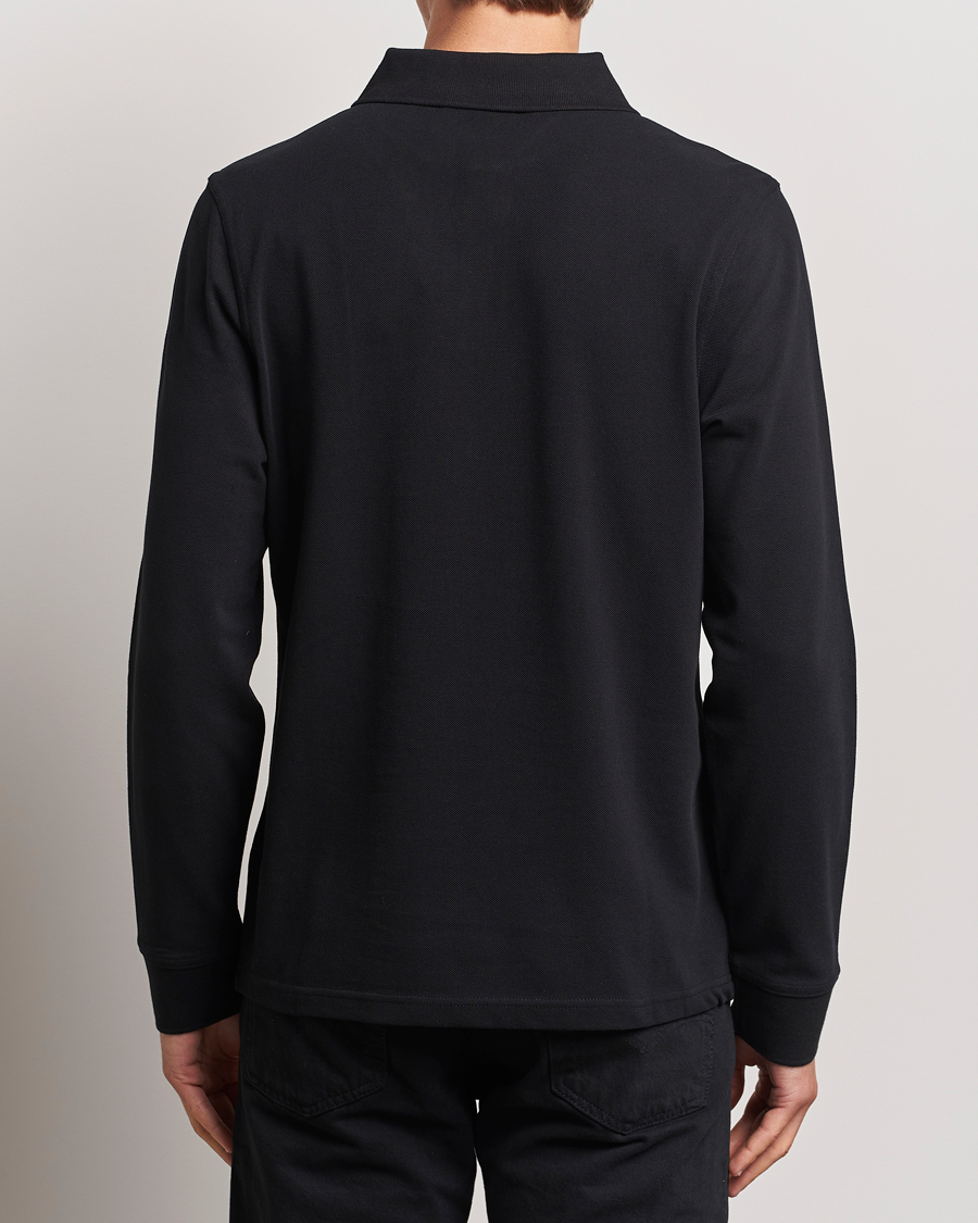 Herre | Polotrøjer | Barbour International | Essential Long Sleeve Polo Black