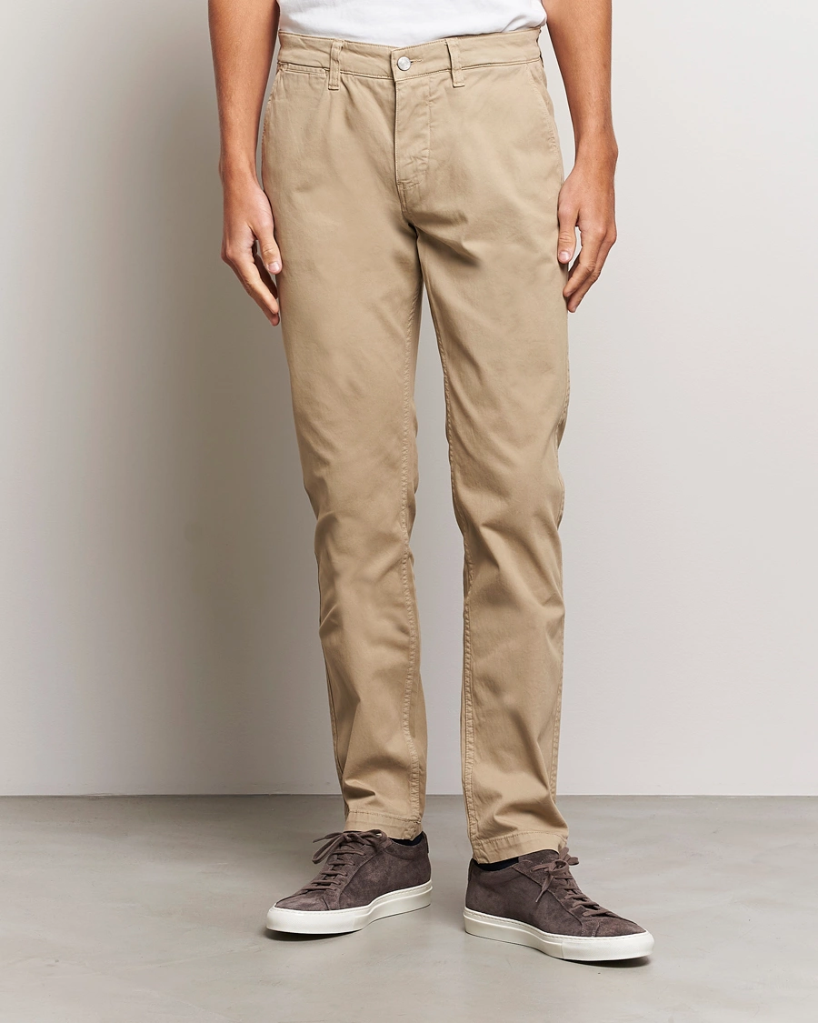 Herre | Tøj | NN07 | Marco Slim Fit Stretch Chinos Khaki