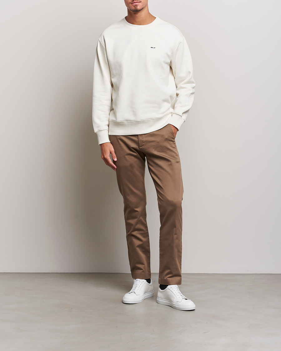 Herre | Bukser | NN07 | Theo Regular Fit Stretch Chinos Shitake