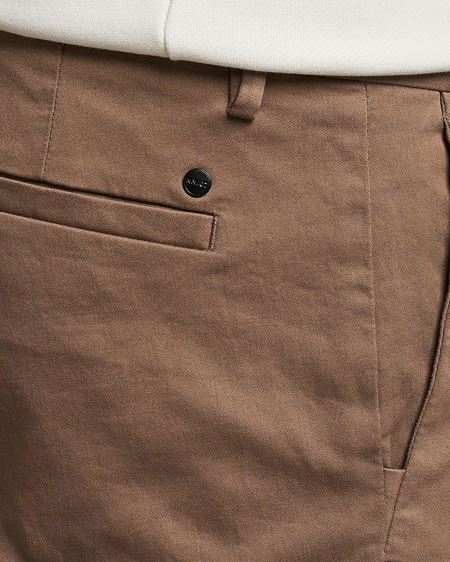 Herre | Bukser | NN07 | Theo Regular Fit Stretch Chinos Shitake