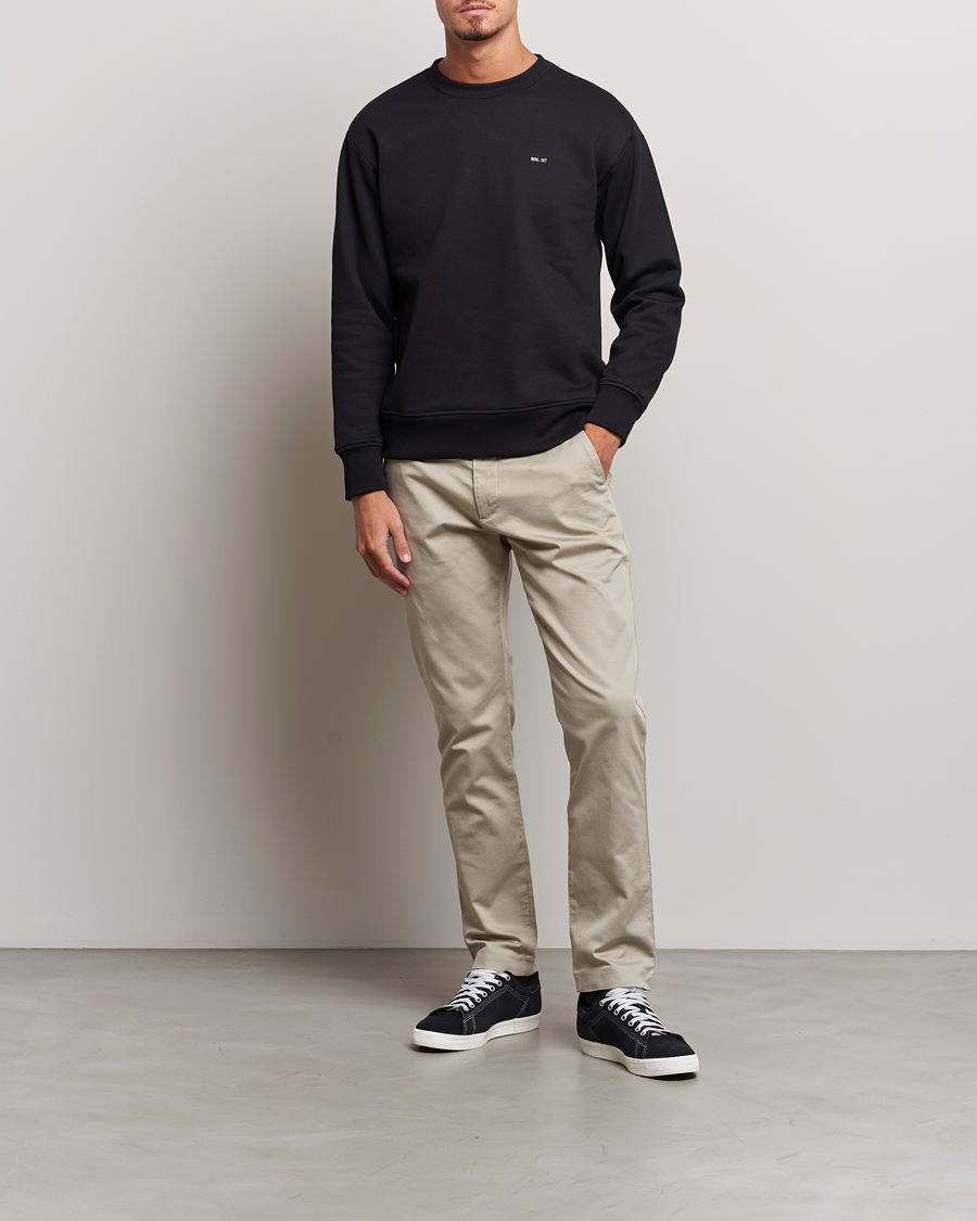 Herre | Bukser | NN07 | Theo Regular Fit Stretch Chinos Fog