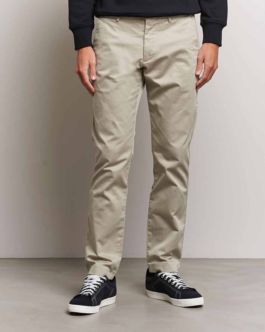 Herre | Chinos | NN07 | Theo Regular Fit Stretch Chinos Fog