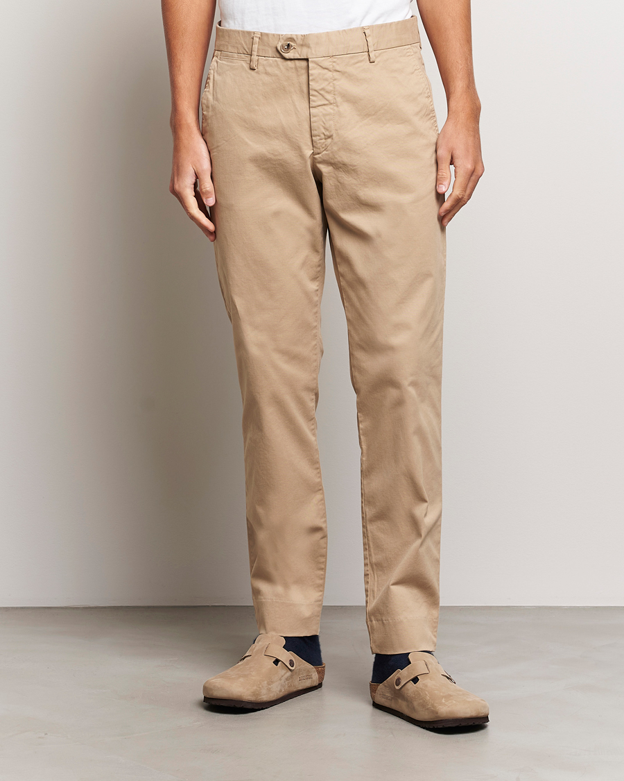 Herre | NN07 | NN07 | Wilhelm Regular Fit Stretch Chinos Khaki