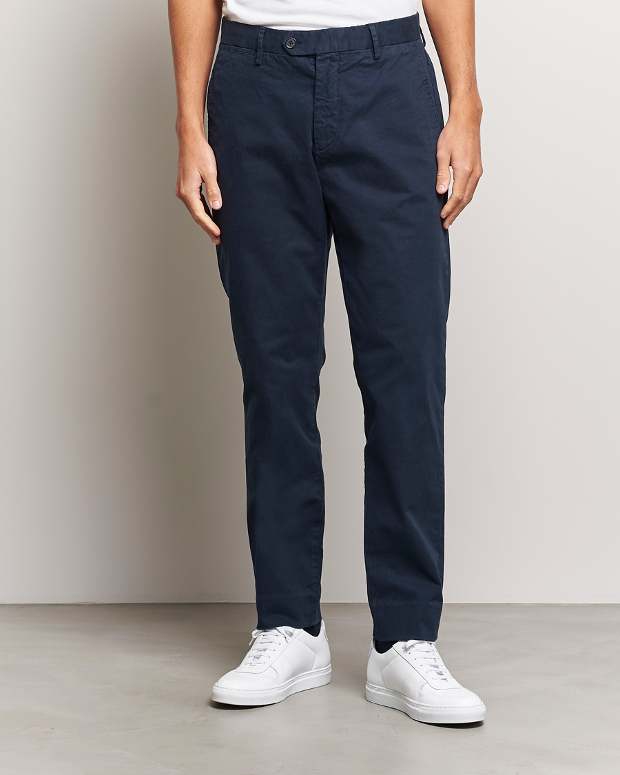 Herre | NN07 | NN07 | Wilhelm Regular Fit Stretch Chinos Navy Blue