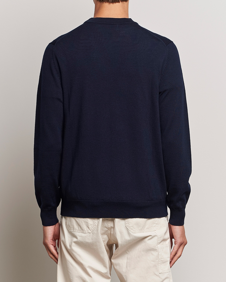Herre | Trøjer | NN07 | Ted Merino Crew Neck Pullover Navy Blue