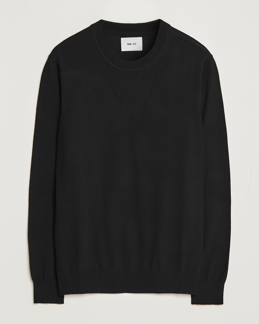 Herre | Trøjer | NN07 | Ted Merino Crew Neck Pullover Black