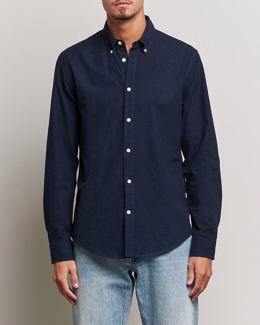 Herre | Afdelinger | NN07 | Arne Button Down Oxford Shirt Navy Blue