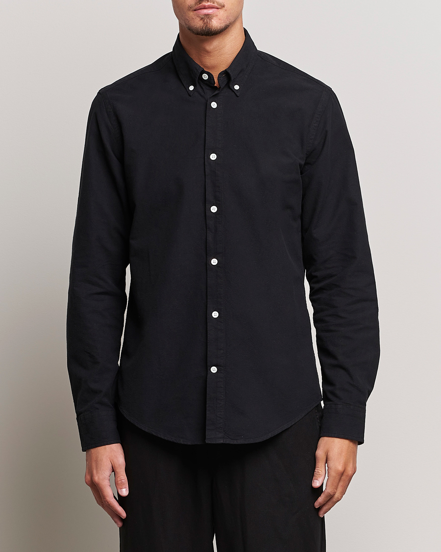 Herre | Afdelinger | NN07 | Arne Button Down Oxford Shirt Black