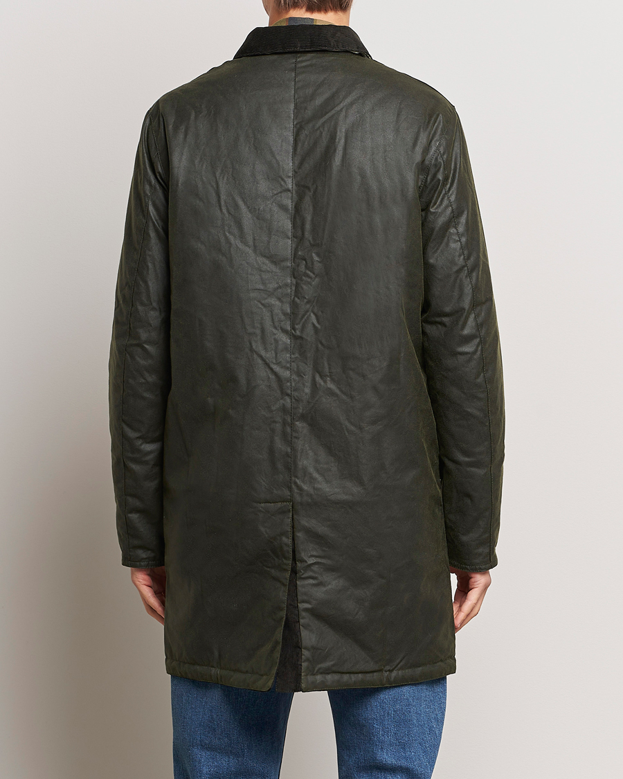 Herre | Jakker | Barbour Lifestyle | Waxed Mac Coat Fern