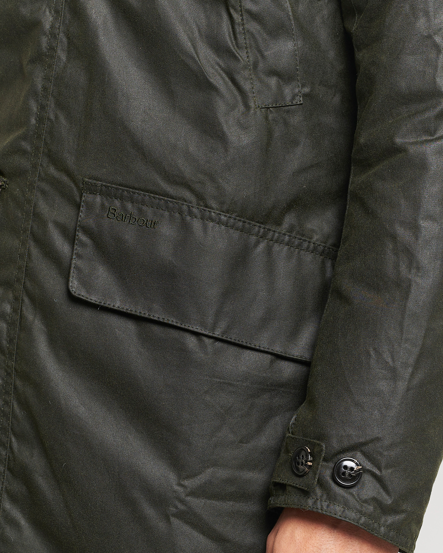 Herre | Jakker | Barbour Lifestyle | Waxed Mac Coat Fern