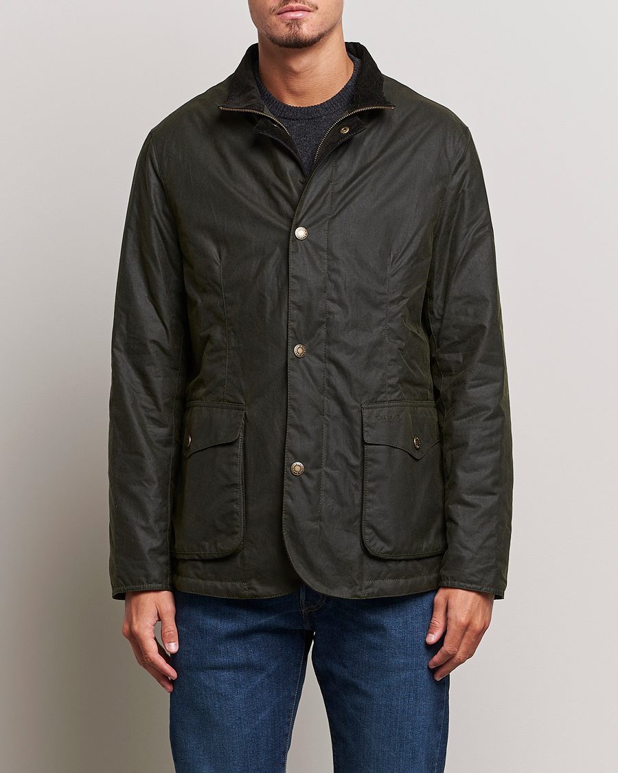 Herre | Barbour Lifestyle | Barbour Lifestyle | Compton Wax Jacket Fern