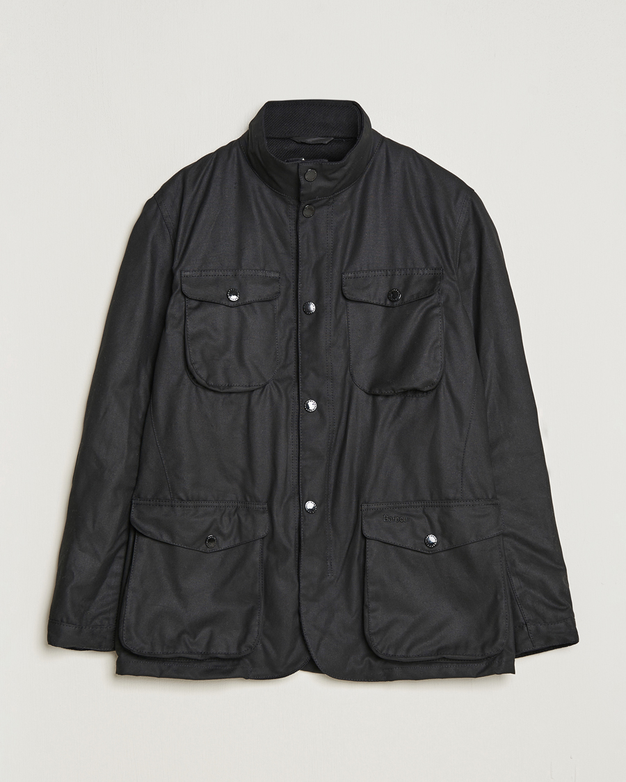 Herre | Jakker | Barbour Lifestyle | Ogston Waxed Jacket Black