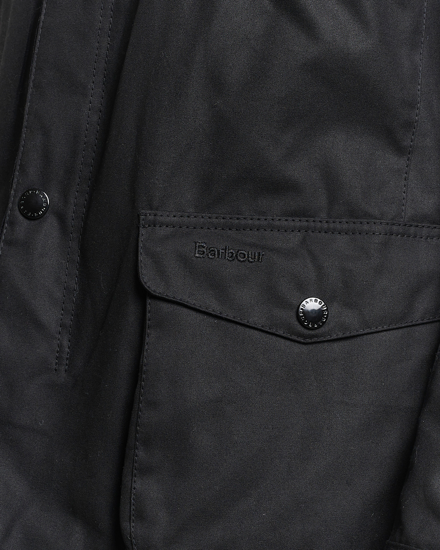 Herre | Jakker | Barbour Lifestyle | Ogston Waxed Jacket Black