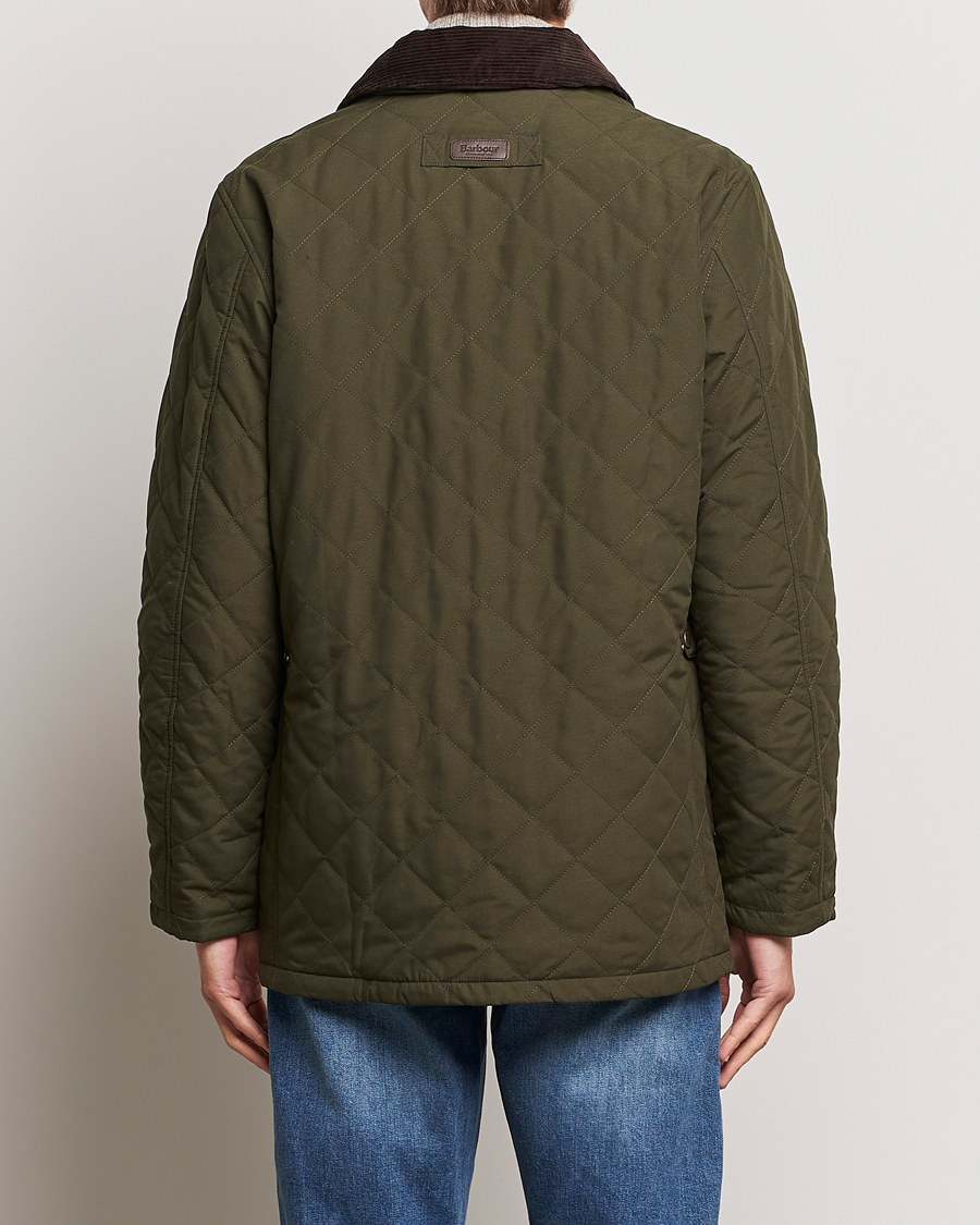 Herre | Jakker | Barbour Lifestyle | Burton Quilt Waterproof Jacket Dark Olive