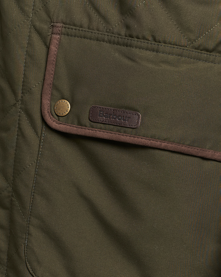 Herre | Jakker | Barbour Lifestyle | Burton Quilt Waterproof Jacket Dark Olive