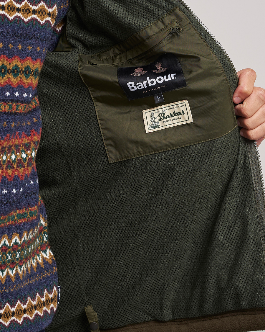 Herre | Jakker | Barbour Lifestyle | Active Fleece Jacket Olive