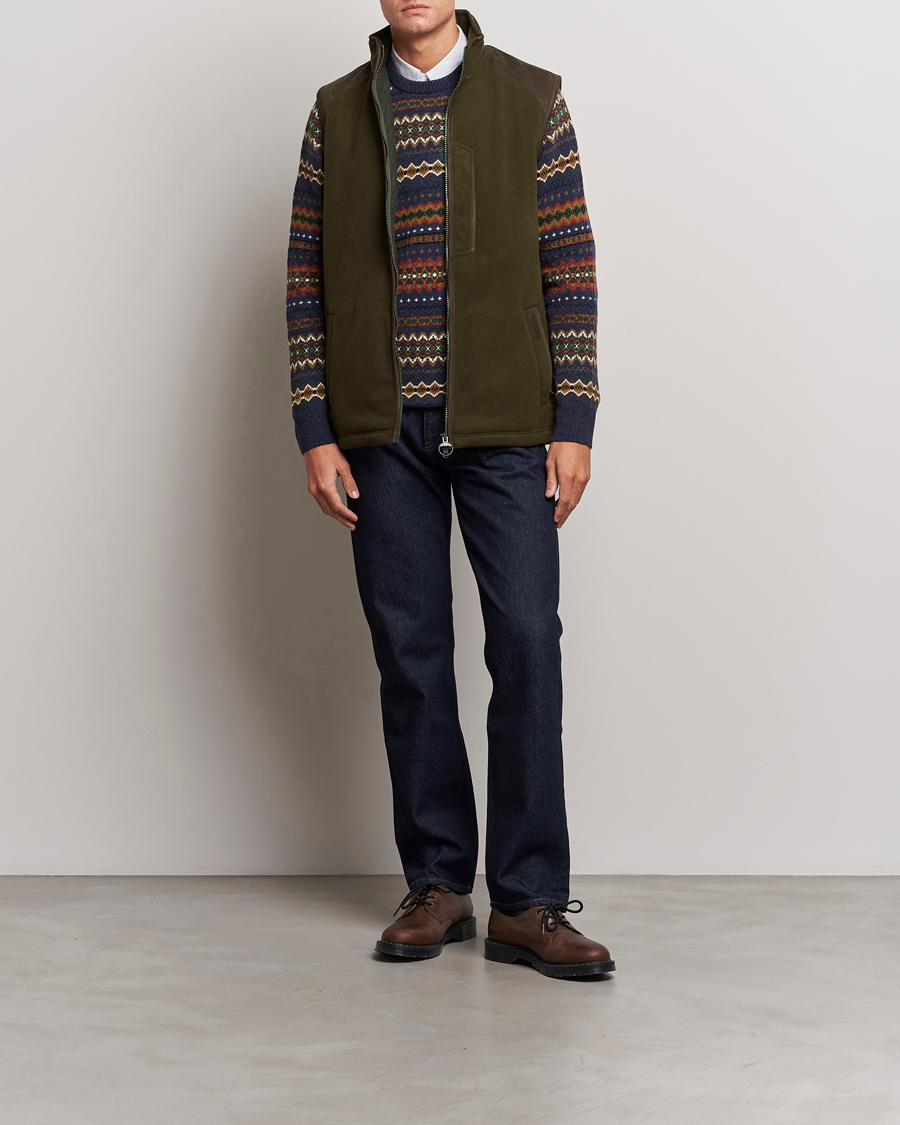 Herre | Jakker | Barbour Lifestyle | Active Fleece Gilet Olive