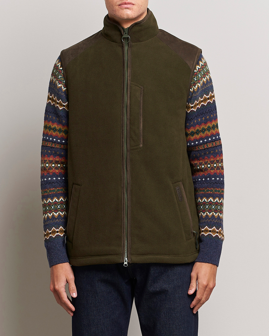 Herre | Jakker | Barbour Lifestyle | Active Fleece Gilet Olive