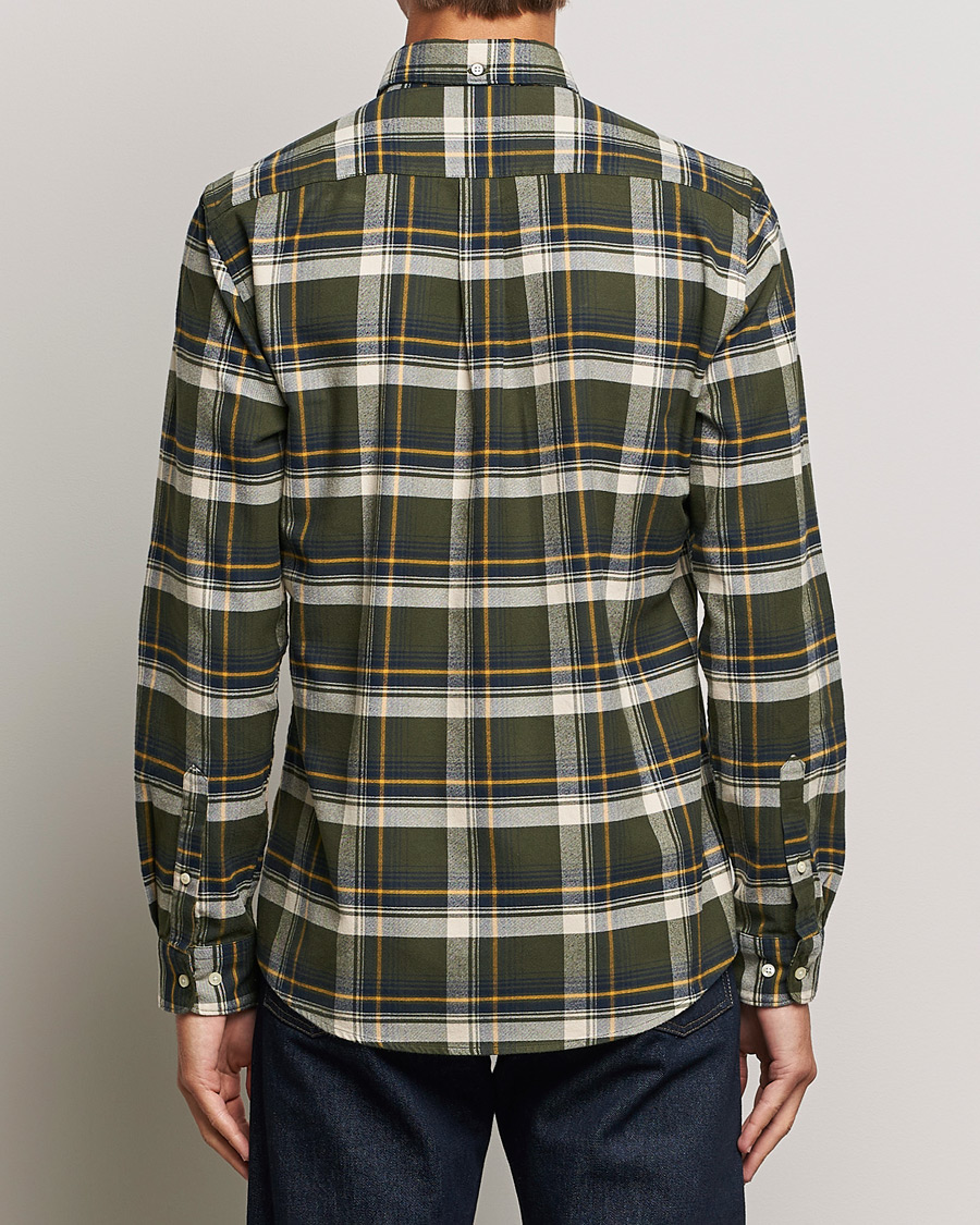 Herre | Skjorter | Barbour Lifestyle | Sheildton Check Flannel Shirt Olive