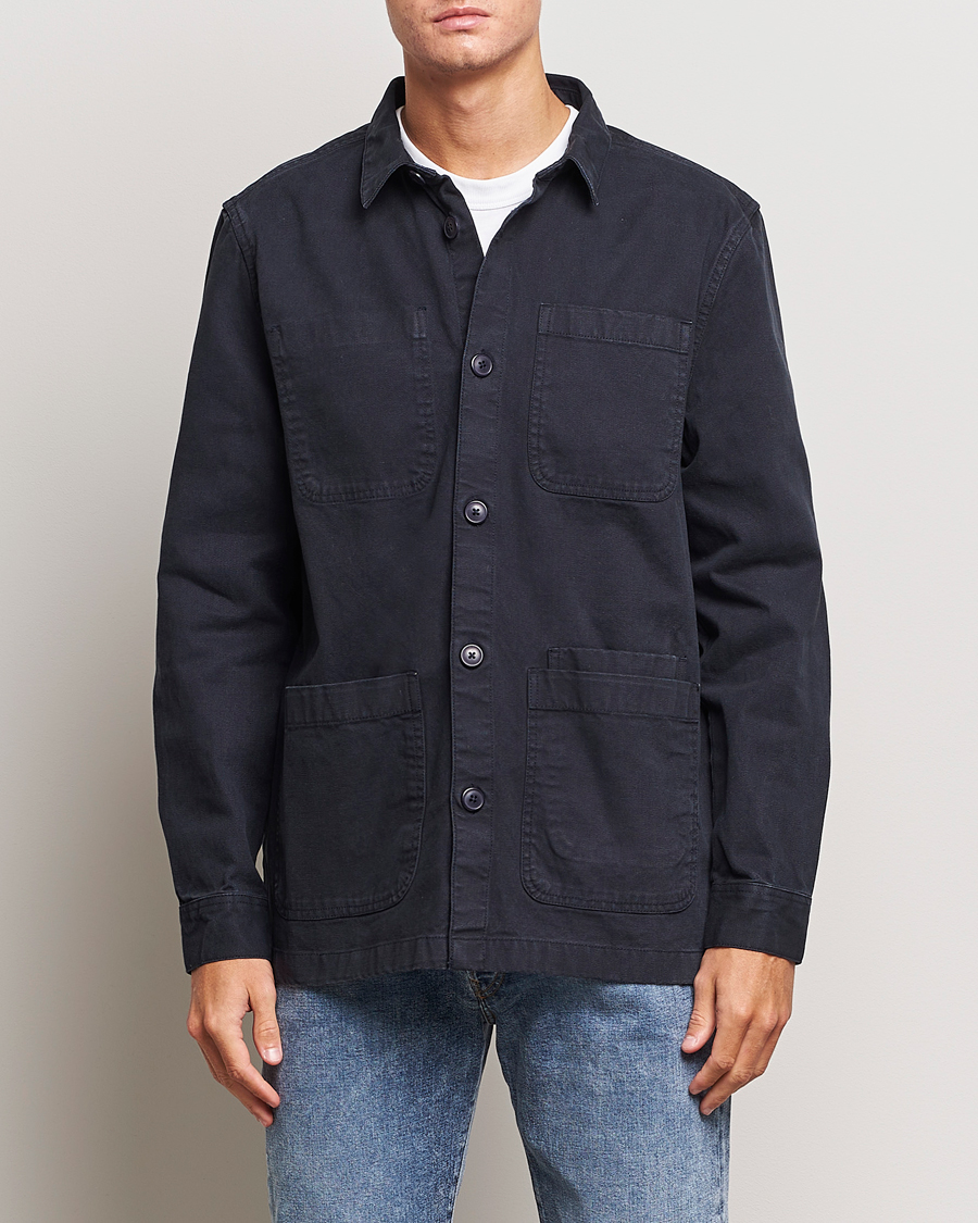 Herre | Skjorter | Barbour Lifestyle | Chesterwood Cotton Overshirt Indigo