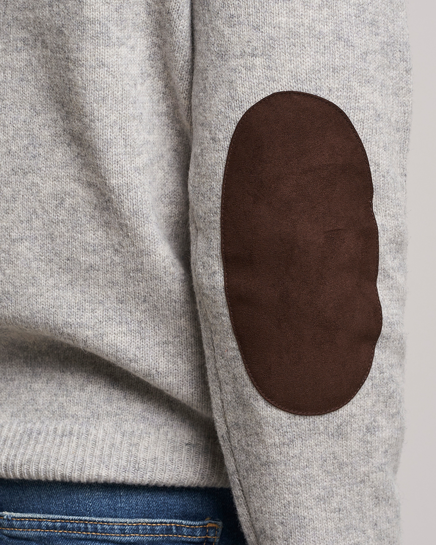 Herre | Trøjer | Barbour Lifestyle | Patch Crew Light Grey Marl