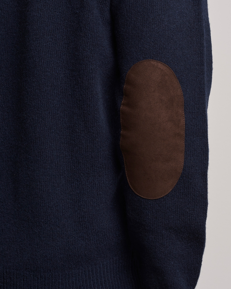 Herre | Trøjer | Barbour Lifestyle | Essential Patch Zip Through Cardigan Navy