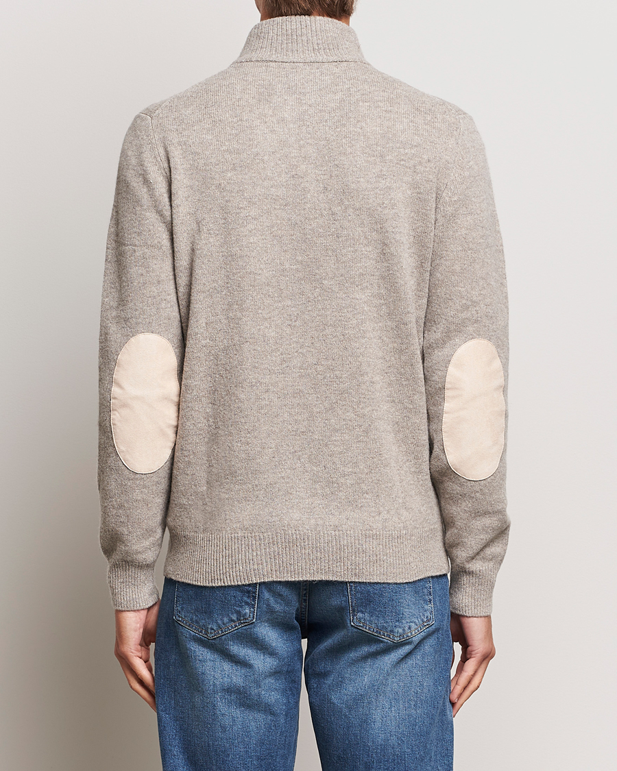 Herre | Trøjer | Barbour Lifestyle | Essential Patch Zip Through Cardigan New Stone