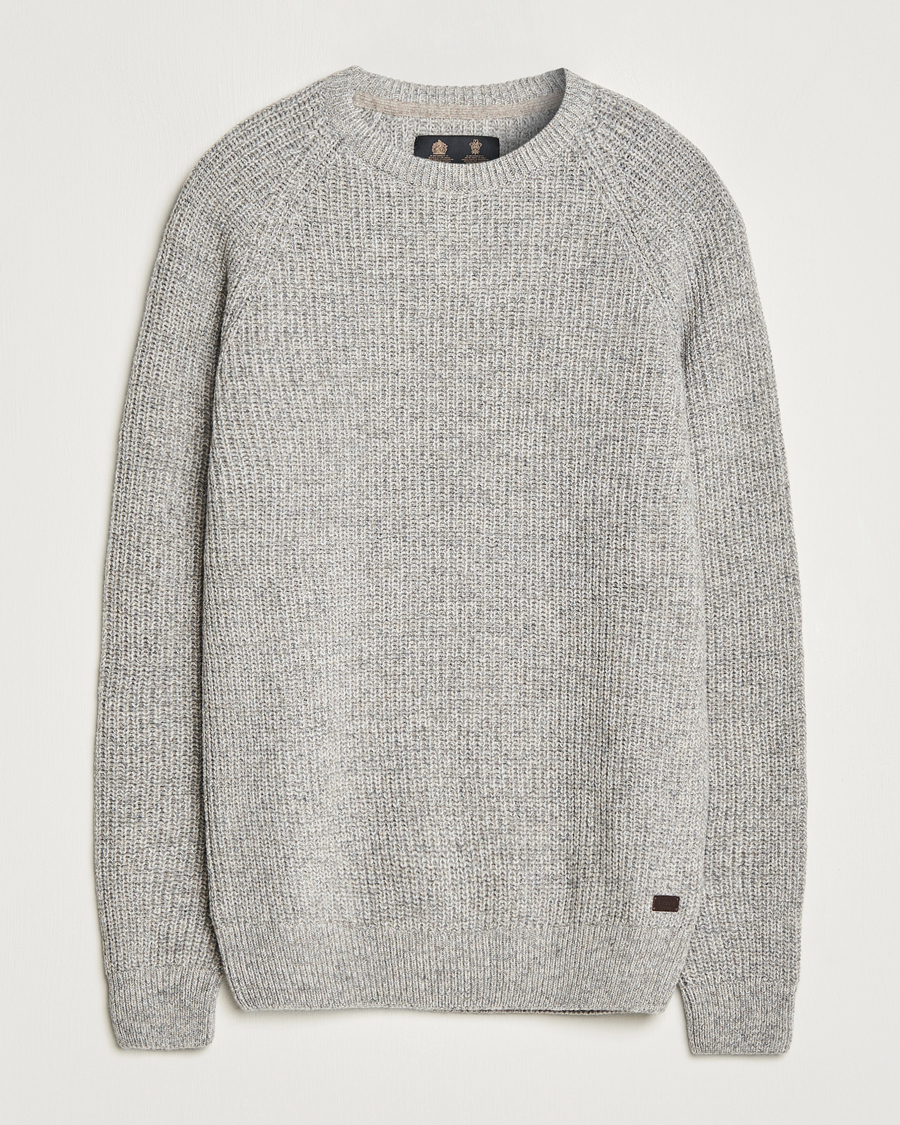 Herre | Trøjer | Barbour Lifestyle | Horseford Knitted Crewneck Stone