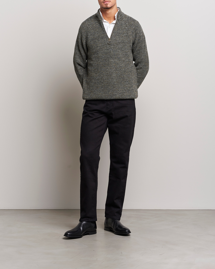 Herre | Trøjer | Barbour Lifestyle | Horseford Knitted Halfzip Olive